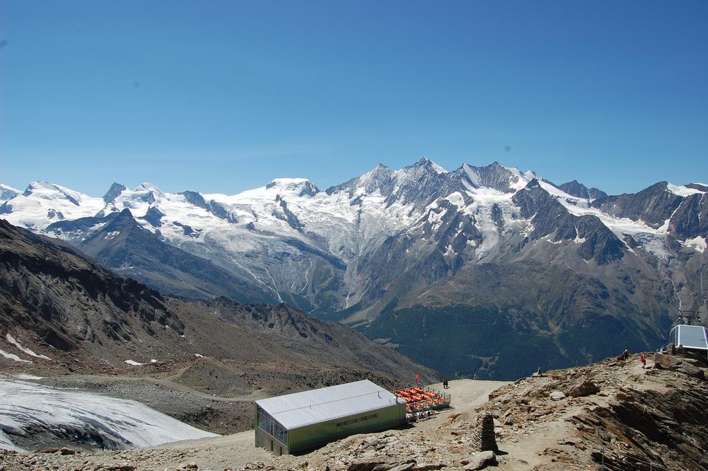 Ferienwohnung Allalinblick Saas-Fee Bagian luar foto